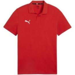 Vyriški medvilniniai polo marškinėliai Puma Team Goal Casuals, raudoni