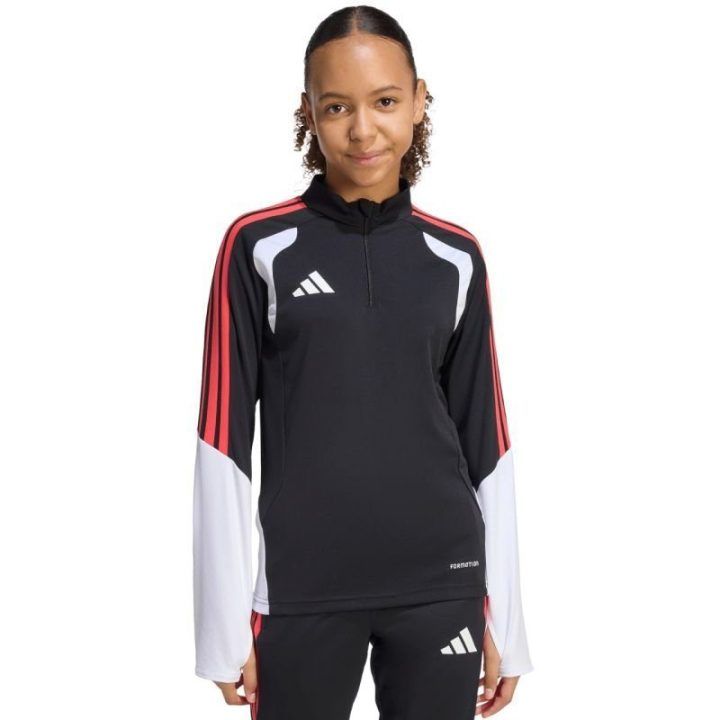 Vaikiškas futbolo džemperis adidas Tiro 26 Competition, juodas, baltas ir raudonas