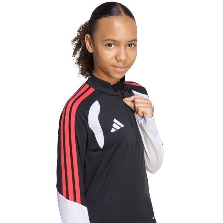 Vaikiškas futbolo džemperis adidas Tiro 26 Competition, juodas, baltas ir raudonas