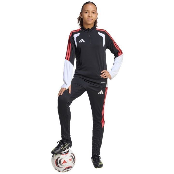 Vaikiškas futbolo džemperis adidas Tiro 26 Competition, juodas, baltas ir raudonas