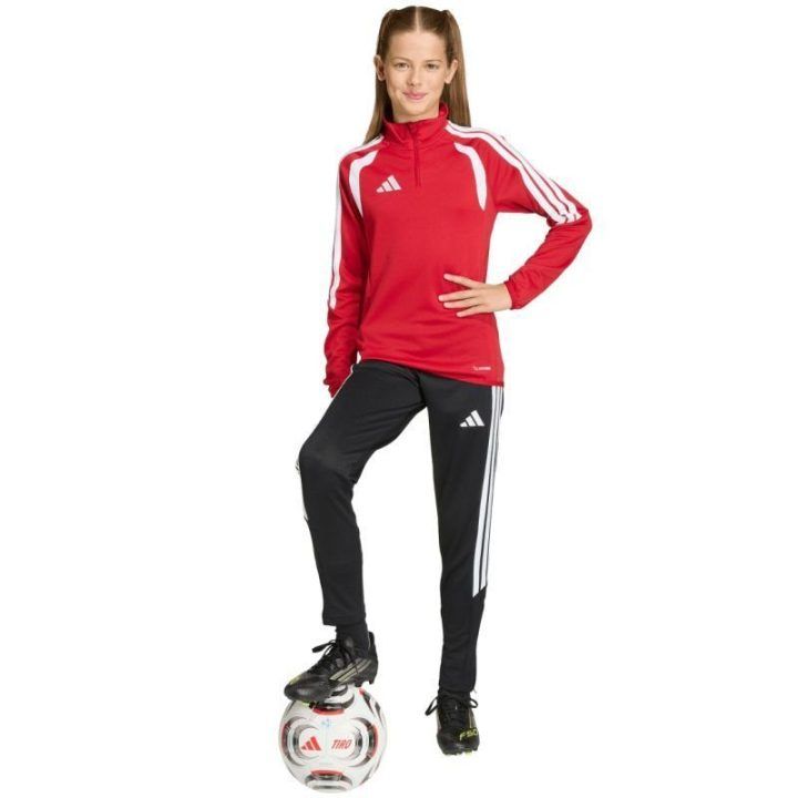 Futbolo džemperis vaikams adidas Tiro 26 League, raudonai baltas