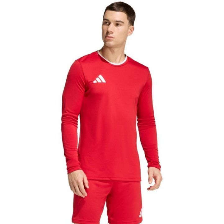 Vyriški marškinėliai ilgomis rankovėmis adidas Entrada 26, raudoni