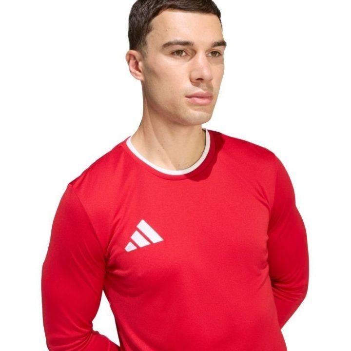 Vyriški marškinėliai ilgomis rankovėmis adidas Entrada 26, raudoni