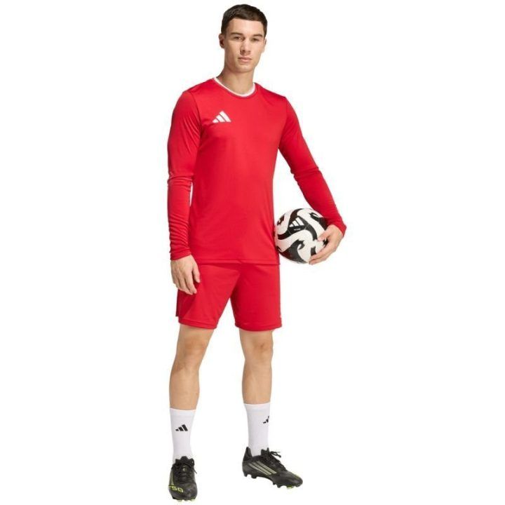 Vyriški marškinėliai ilgomis rankovėmis adidas Entrada 26, raudoni