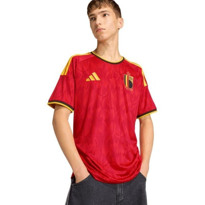 Vyriški futbolo marškinėliai adidas Belgium 26, raudoni
