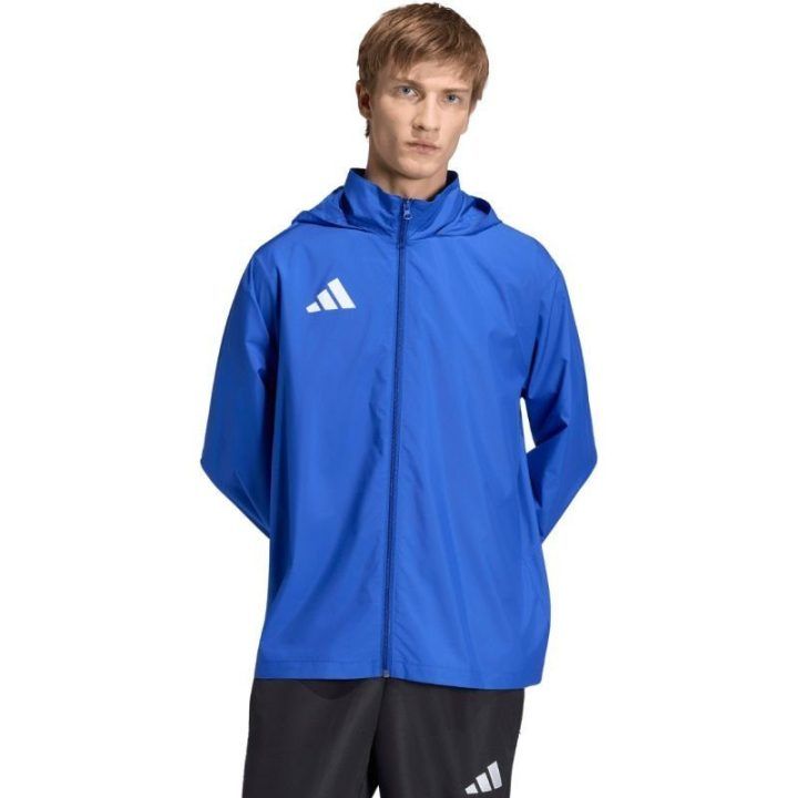 Vyriška vėjo striukė su gobtuvu adidas Entrada 26 Multi, mėlyna