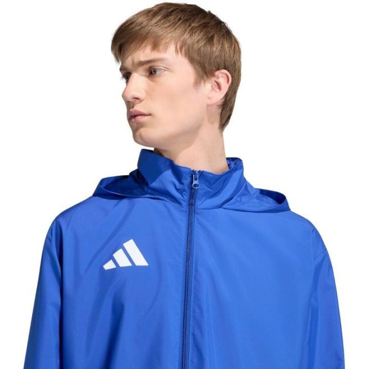 Vyriška vėjo striukė su gobtuvu adidas Entrada 26 Multi, mėlyna