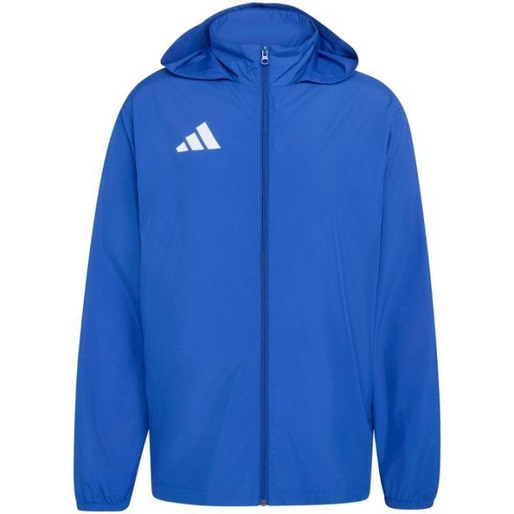 Vyriška vėjo striukė su gobtuvu adidas Entrada 26 Multi, mėlyna