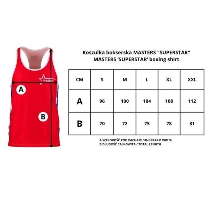 Bokso marškinėliai Masters Superstar