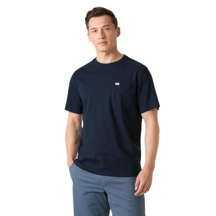 Vyriški medvilniniai marškinėliai su kišene Helly Hansen Hudson 54530 597