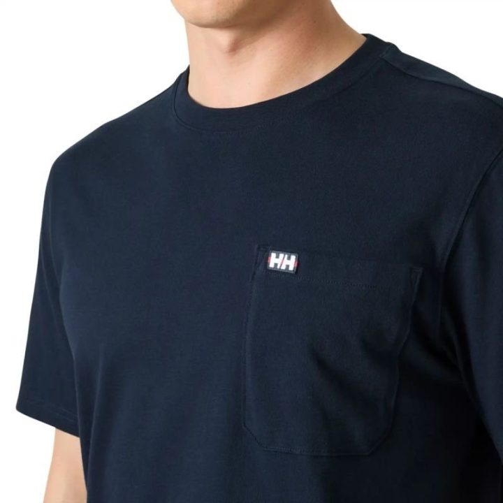Vyriški medvilniniai marškinėliai su kišene Helly Hansen Hudson 54530 597