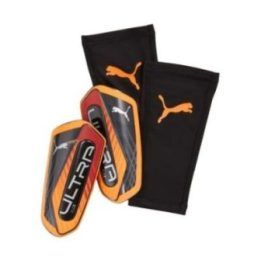 Futbolo blauzdų apsaugos Puma Ultra Flex, oranžinės ir juodos