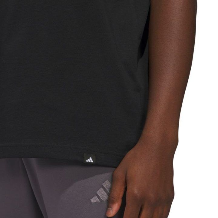 Vyriški medvilniniai marškinėliai adidas Summer Heat Graphic, juodi