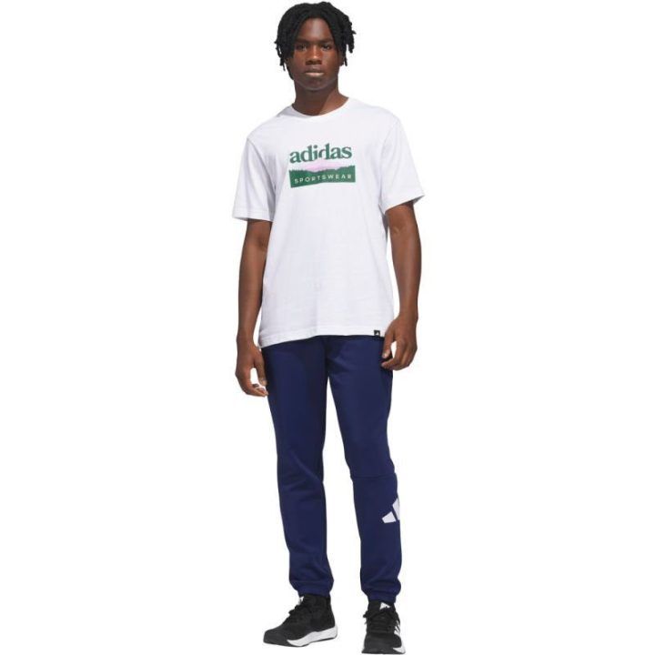 Vyriški marškinėliai adidas Sportsman Mountain Graphic, balti