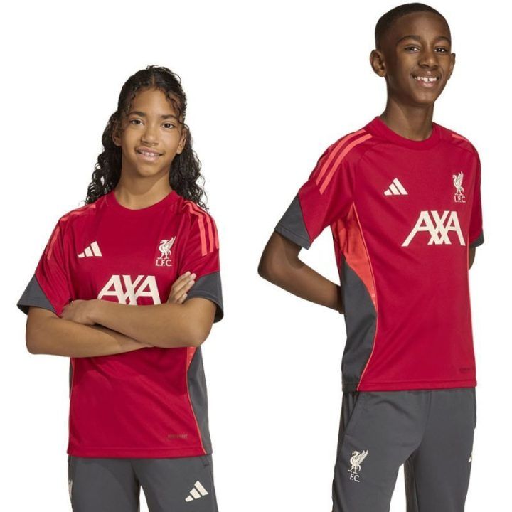 Vaikiški futbolo treniruočių marškinėliai adidas Liverpool FC Training