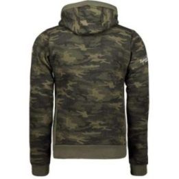 Vyriškas kamufliažinis džemperis su gobtuvu Geographical Norway, chaki