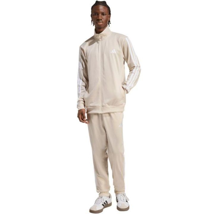 Vyriškas sportinis kostiumas su užtrauktuku adidas Dayready, smėlio