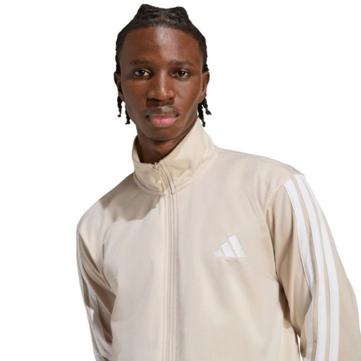 Vyriškas sportinis kostiumas su užtrauktuku adidas Dayready, smėlio