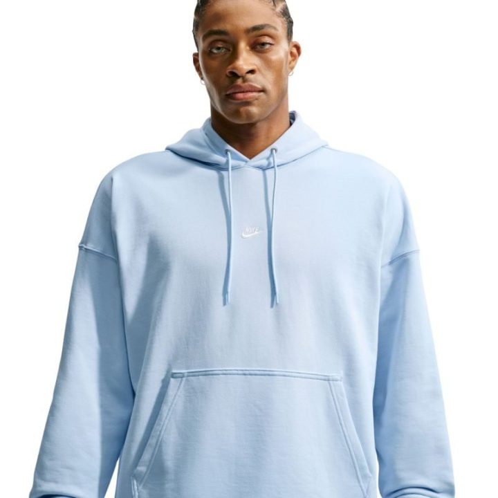 Vyriškas medvilninis džemperis Nike Sportswear Club, šviesiai mėlynas