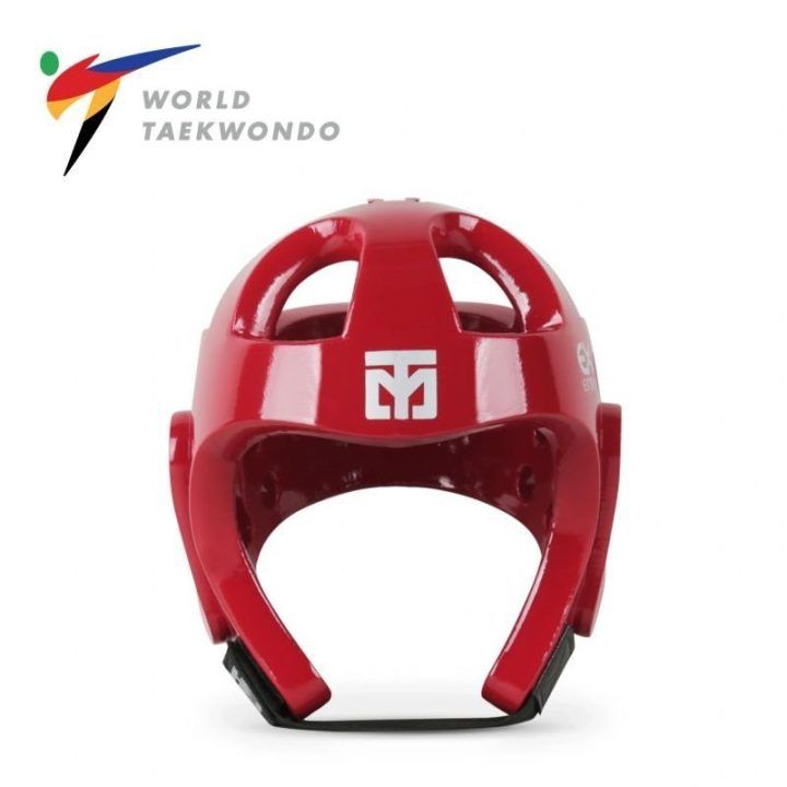 Apsauginis šalmas MOOTO Extera 2 World Taekwondo, raudonas