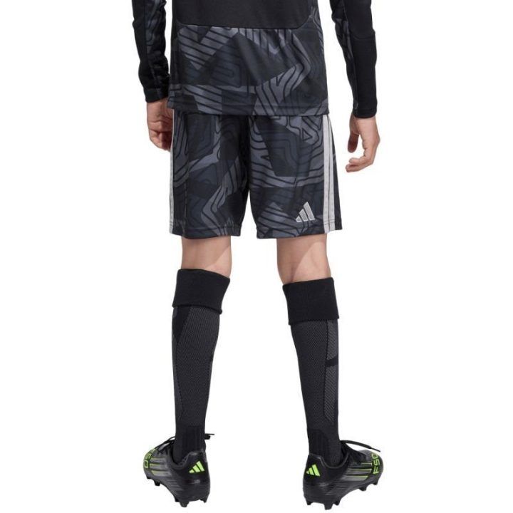 Vartininko šortai vaikams adidas Tiro 26, juodi ir pilki