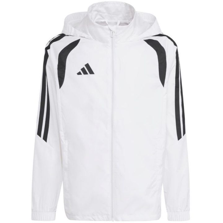 Vaikiška striukė nuo vėjo adidas Tiro 26 League, balta