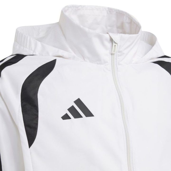 Vaikiška striukė nuo vėjo adidas Tiro 26 League, balta