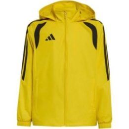 Vaikiška vėjo striukė su gobtuvu adidas Tiro 26 League, geltona