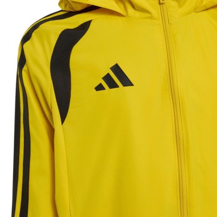 Vaikiška vėjo striukė su gobtuvu adidas Tiro 26 League, geltona