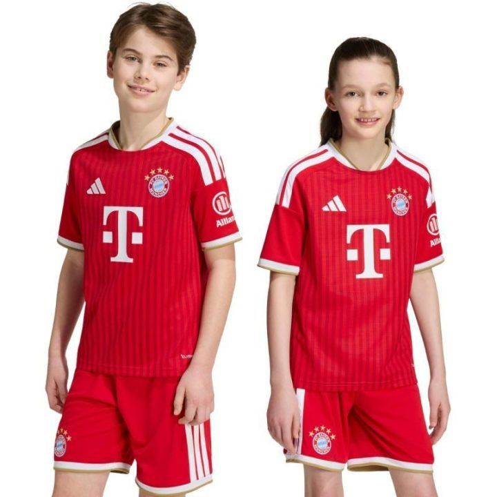 Vaikiški futbolo marškinėliai adidas FC Bayern 26/27, raudoni