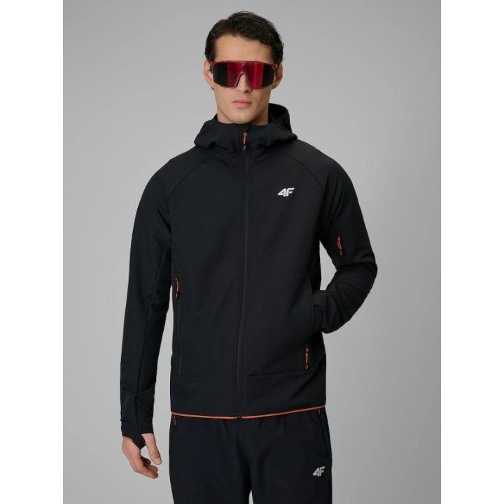 Vyriška softshell striukė 4F, juoda