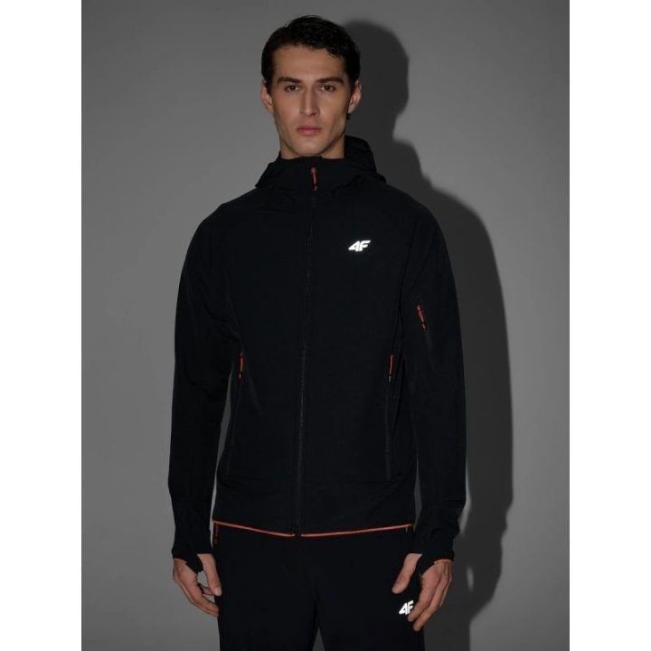 Vyriška softshell striukė 4F, juoda