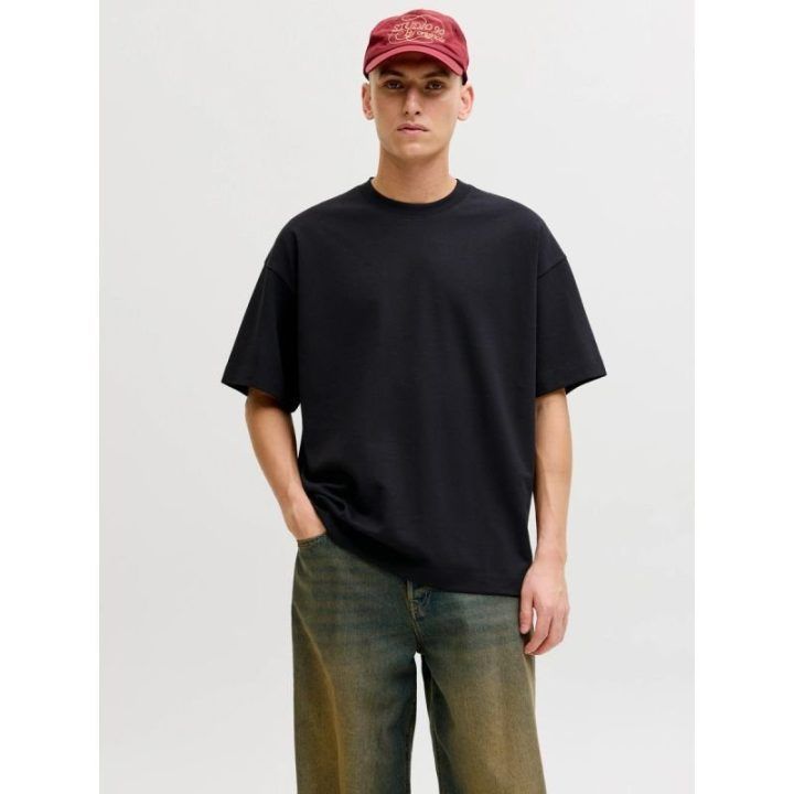 Vyriški medvilniniai marškinėliai Jack&Jones JJEBARRON, juodi