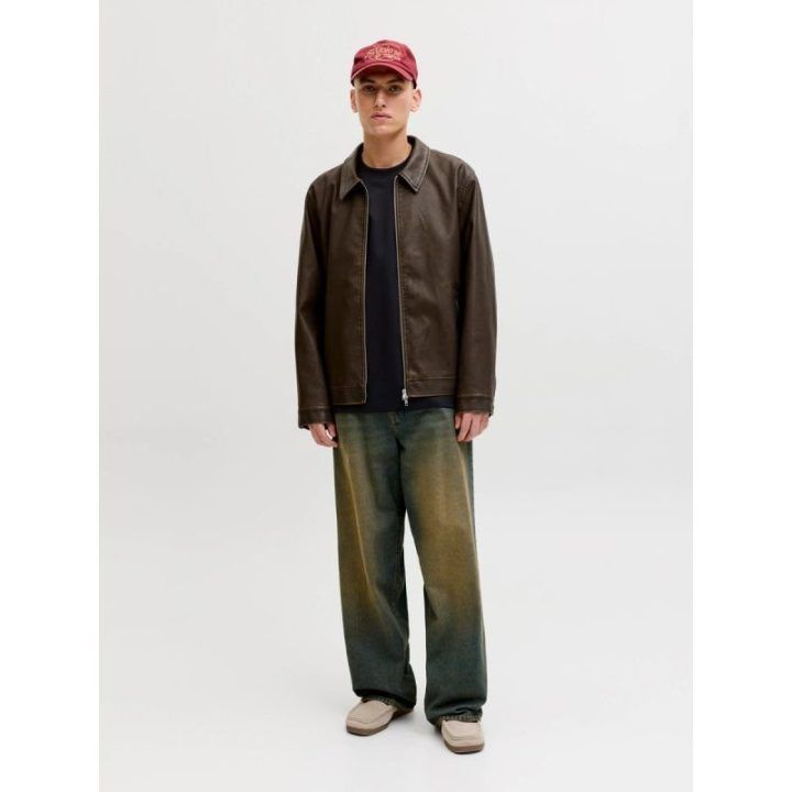 Vyriški medvilniniai marškinėliai Jack&Jones JJEBARRON, juodi