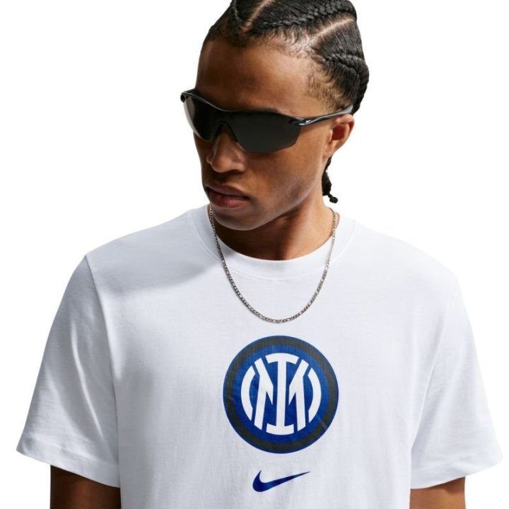Vyriški medvilniniai marškinėliai Nike Inter, balti