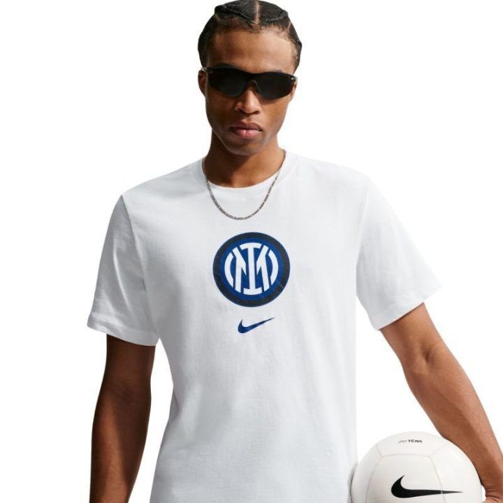 Vyriški medvilniniai marškinėliai Nike Inter, balti