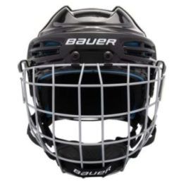 Vaikiškas ledo ritulio šalmas su grotelėmis Bauer Prodigy 2.0 Combo