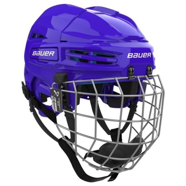 Vaikiškas ledo ritulio šalmas su grotelėmis Bauer Prodigy 2.0 Combo