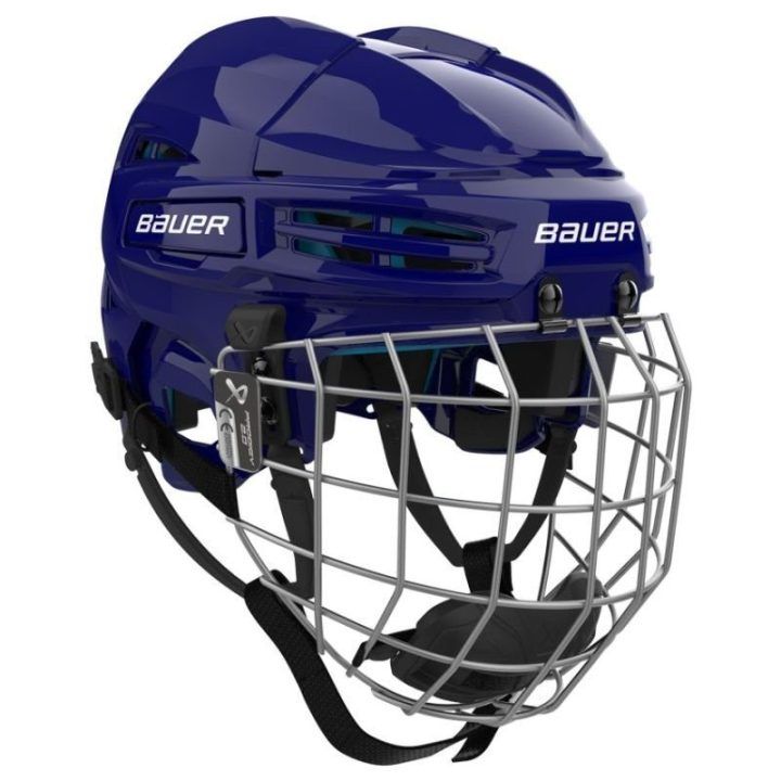Vaikiškas ledo ritulio šalmas su grotelėmis Bauer Prodigy 2.0 Combo