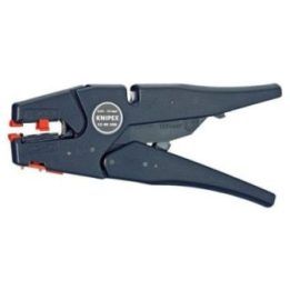 Laidų izoliacijos nuėmimo įrankis Knipex 12 40 200, juodas