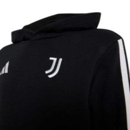 Vaikiškas džemperis su gobtuvu adidas Juventus Turin, juodas