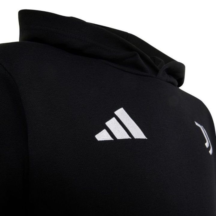 Vaikiškas džemperis su gobtuvu adidas Juventus Turin, juodas