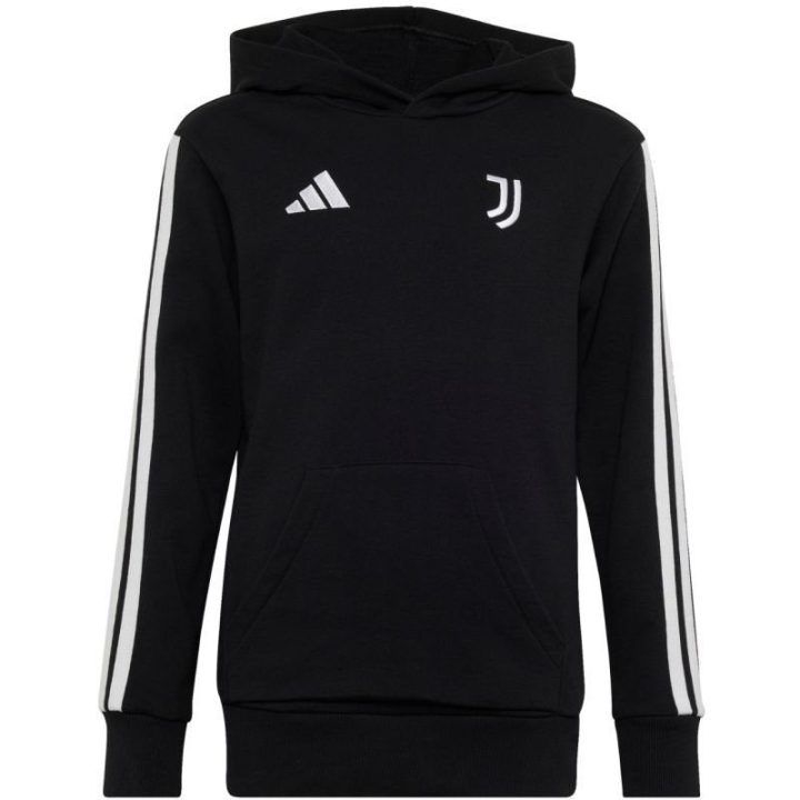 Vaikiškas džemperis su gobtuvu adidas Juventus Turin, juodas