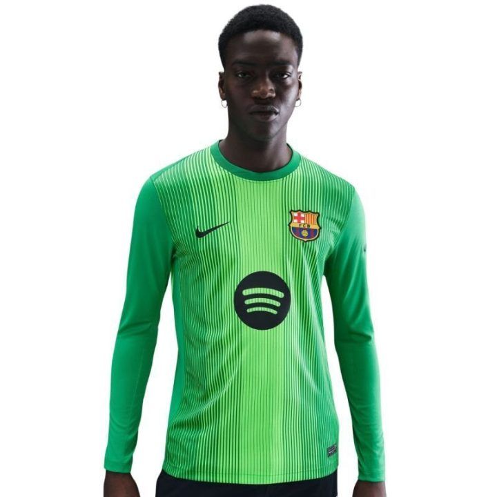Vyriški vartininko marškinėliai Nike FC Barcelona 2025/26, žali