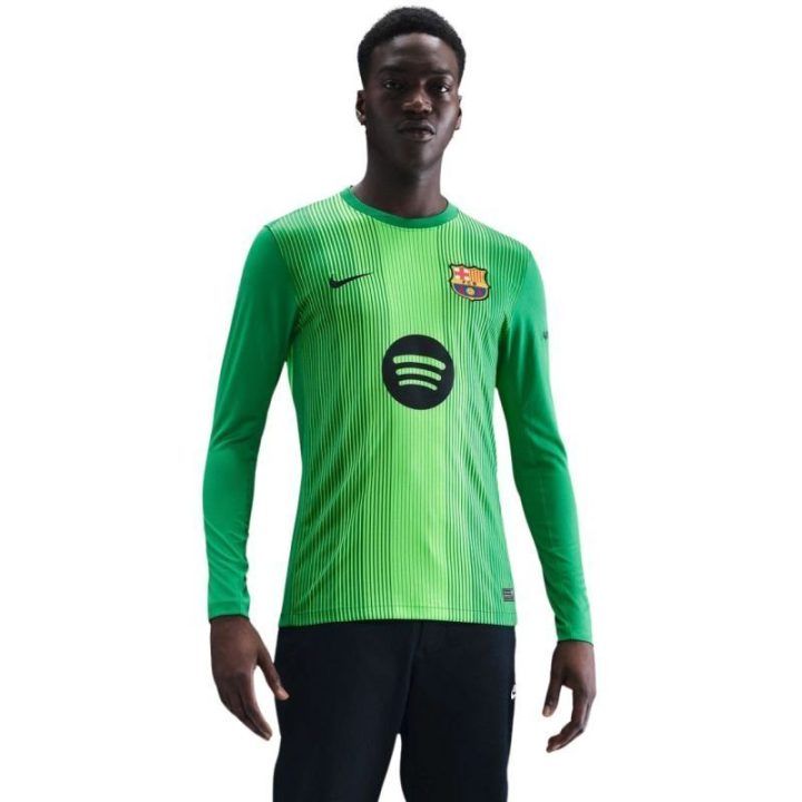 Vyriški vartininko marškinėliai Nike FC Barcelona 2025/26, žali