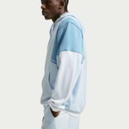 Vyriškas medvilninis sportinis komplektas Nike Sportswear Club, žydras