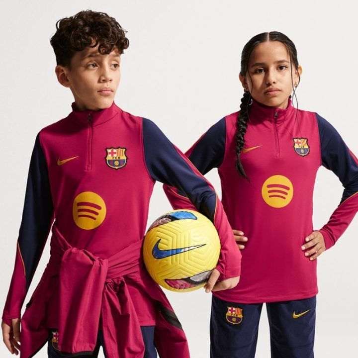 Džemperis futbolo treniruotėms Nike FC Barcelona Drill Top