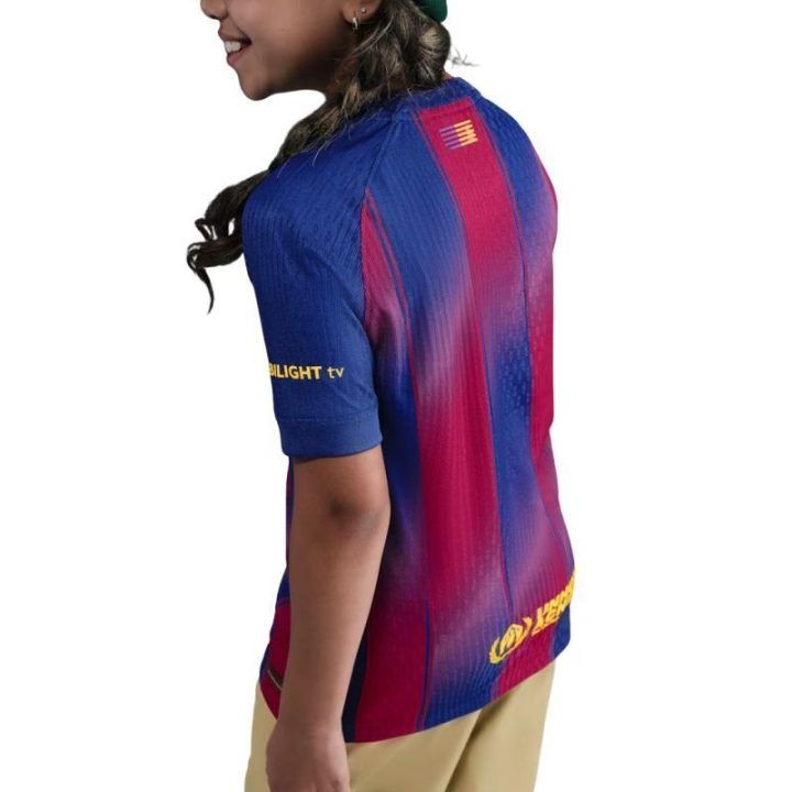 Vaikiški marškinėliai Nike FC Barcelona, tamsiai mėlyni ir bordo