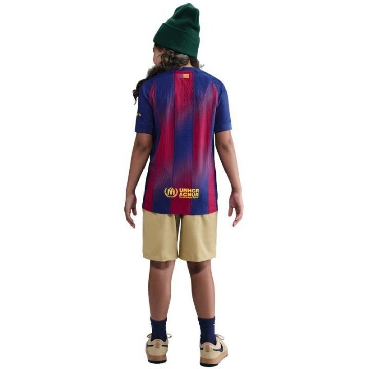 Vaikiški marškinėliai Nike FC Barcelona, tamsiai mėlyni ir bordo