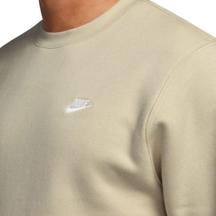 Vyriškas medvilninis džemperis Nike Club BB, kreminis